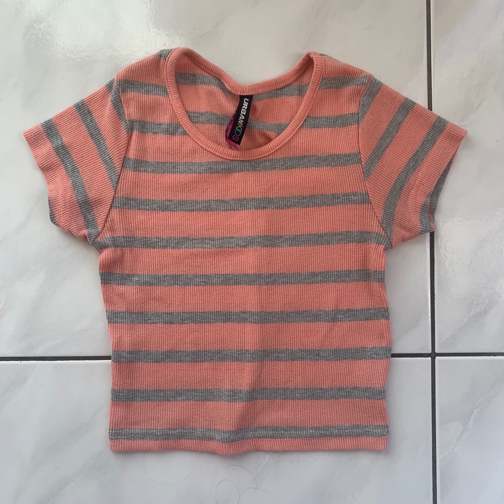 Striped Crop Top